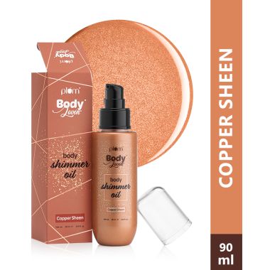 Plum: Body shimmer Oil Peach Glow