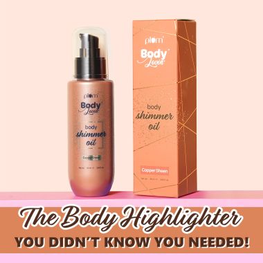 Plum: Body shimmer Oil Peach Glow