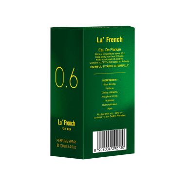 La' French: 0.6 Eau De Perfum - 100ml