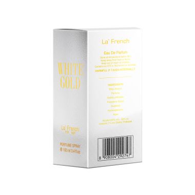 La' French: White Gold Eau De Perfum - 100ml