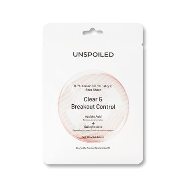 UNSPOILED: 0.5% Hyaluronic & 0.5% Lactic Sheet Mask & 0.5% Azelaic & 0.5% Salicylic Sheet Mask Combo