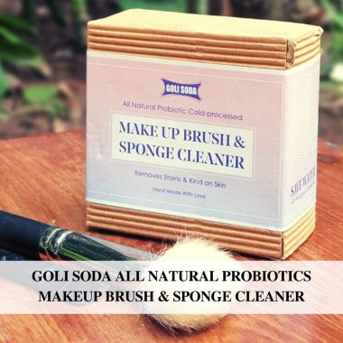 GOLI SODA: Goli Soda All Natural Probiotics Make Up Brush & Sponge Cleaner - 90gm