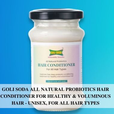 GOLI SODA: Goli Soda All Natural Probiotics Hair Conditioner For Healthy & Voluminous Hair - 130gm