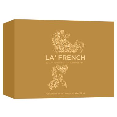 La' French: Luxury oudh Perfume Gift Set - Adventure Oud, Romance Oud, Al Hisan & Oud Woody for men & women - Pack of 4 - 20 ml Each