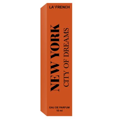 La' French: New York City Of Dreams With Long Lasting Fragrance for men & women - 10ml