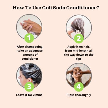GOLI SODA: Goli Soda All Natural Probiotics Hair Conditioner For Healthy & Voluminous Hair - 130gm