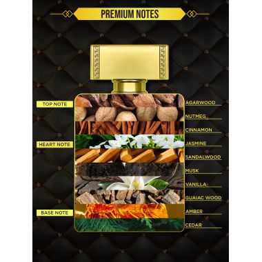 La' French: Romance Oud Eau De Perfum for Men and Women - 100ml