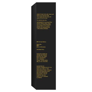 La' French: Luxure Oud With Long Lasting Fragrance Perfume for Men & Women - 10ml