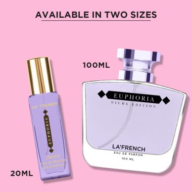 La' French: Luxury Perfumes Gift Set - Euphoria, Happiness, Invoke, Mood Swing for Men & Women Perfumes -  Pack of 4 - 20ml Each