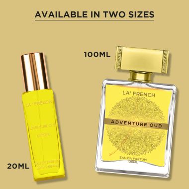 La' French: Luxury oudh Perfume Gift Set - Adventure Oud, Romance Oud, Al Hisan & Oud Woody for men & women - Pack of 4 - 20 ml Each