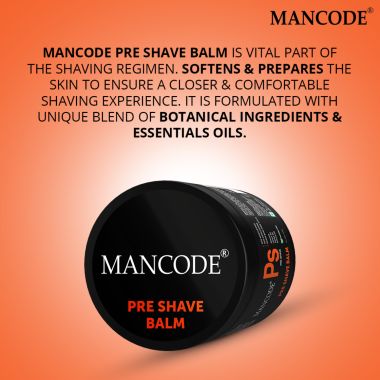 Mancode: Pre-Shave Balm - 100gm