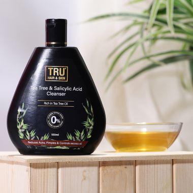 TRU HAIR & SKIN: Tea Tree & Salicylic Acid Cleanser -100ml