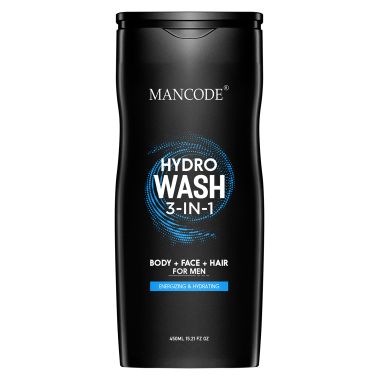 Mancode: Hydro Body Wash 3 in 1 Body - Face Wash & Hair Shampoo - 450ml