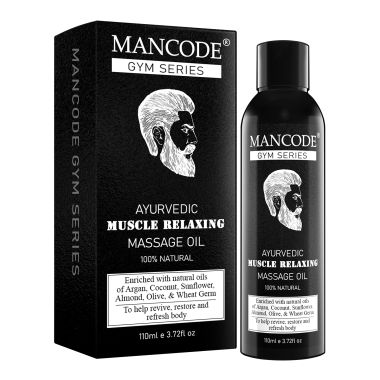 Mancode: Ayurvedic Muscle Relaxing Massage Oil - 110ml