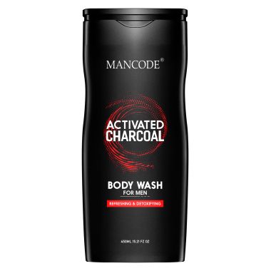 Mancode: Activated Charcoal Body Wash Shower Gel - 450ml