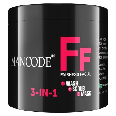 Mancode: 3 in 1 Fairness Facial - 100gm