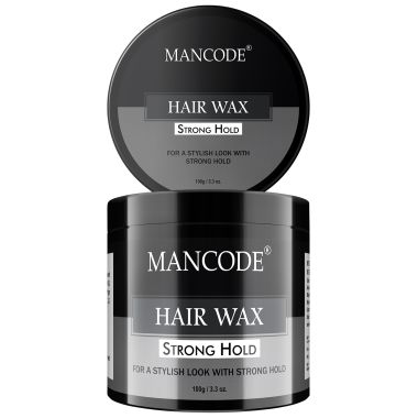 Mancode: Hair Wax Strong Hold Glossy Stylish - 100gm