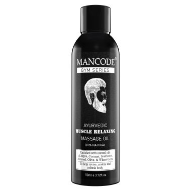 Mancode: Ayurvedic Muscle Relaxing Massage Oil - 110ml