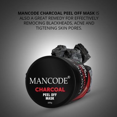 Mancode: Charcoal Peel Off Mask - 100gm