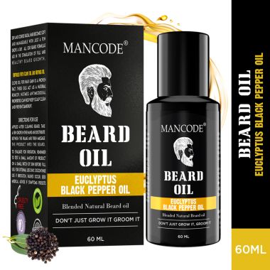 Mancode: Beard Oil - Eucalyptus & Black Pepper - 60ml
