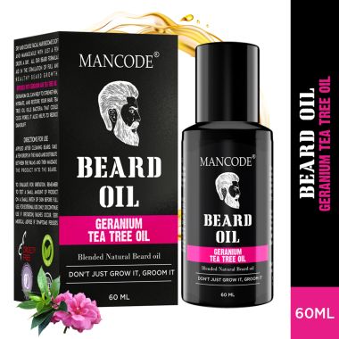 Mancode: Beard Oil - Germanium & Tea Tree - 60ml