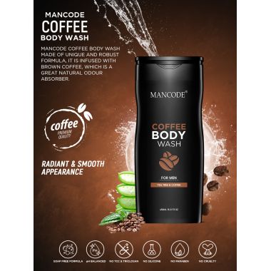 Mancode: Coffee Body Wash Shower Gel - 450ml