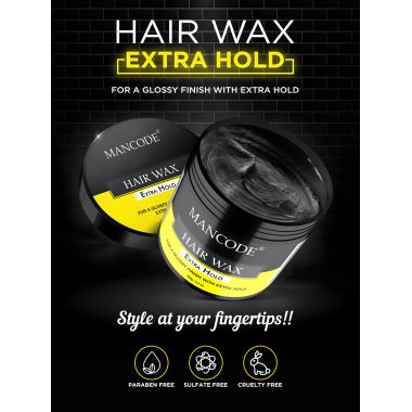 Mancode: Hair Wax Extra Hold Glossy Finish - 100gm