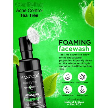 Mancode: Acne Control Tea Tree Facewash - 150ml