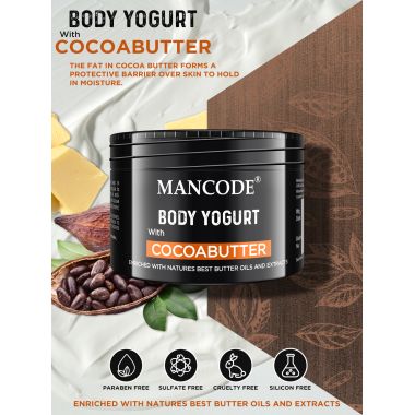 Mancode: Cocoa Butter Body Yogurt Moisturizer - 100gm