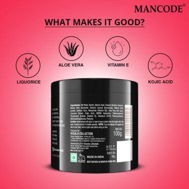 Mancode: 3 in 1 Fairness Facial - 100gm