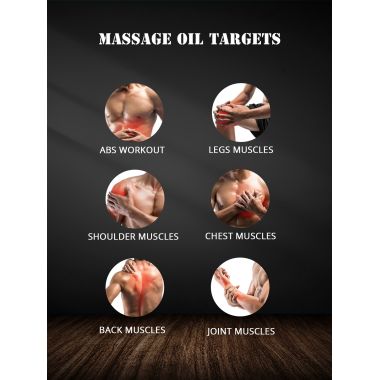 Mancode: Ayurvedic Muscle Relaxing Massage Oil - 110ml