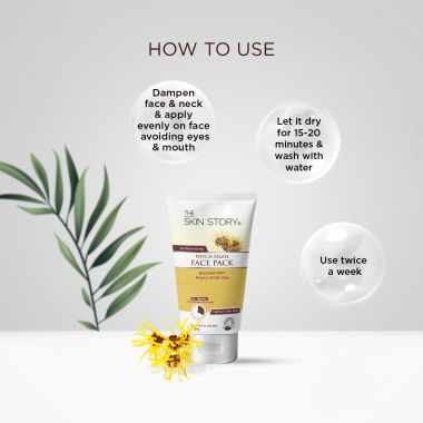 The Skin Story: Re- Mineralizing Witch Hazel Face Pack - 100 gm