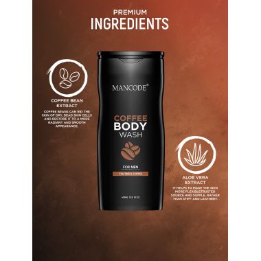 Mancode: Coffee Body Wash Shower Gel - 450ml