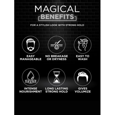 Mancode: Hair Wax Strong Hold Glossy Stylish - 100gm