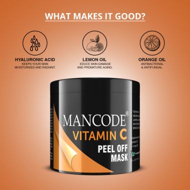 Mancode: Vitamin C Peel Off Mask -100gm