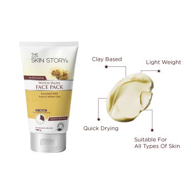The Skin Story: Re- Mineralizing Witch Hazel Face Pack - 100 gm