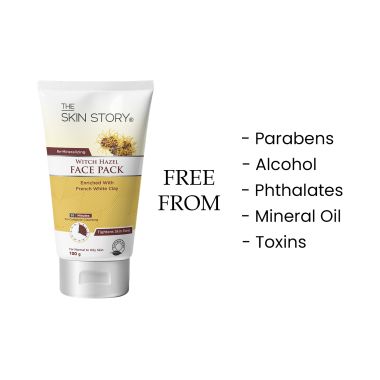 The Skin Story: Re- Mineralizing Witch Hazel Face Pack - 100 gm