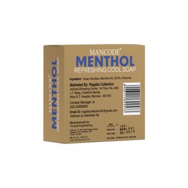 Mancode: Refreshing Cool Menthol Soap - Pack of 3 (125gm each)