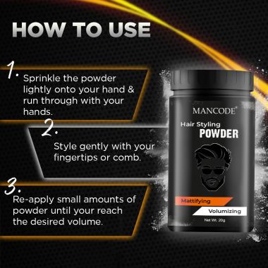 Mancode: Hair Styling Powder - 20gm