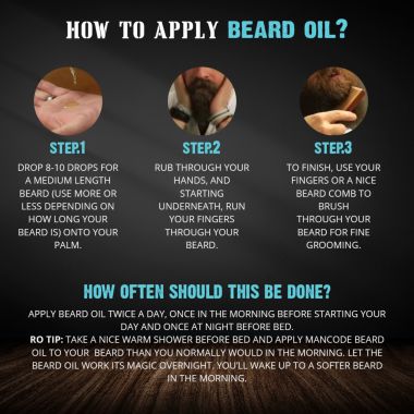 Mancode: Beard Oil - Cedar Wood & Rose Mary - 60ml
