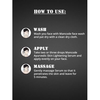 Mancode: Ayurvedic Skin Brightening Serum - 50ml