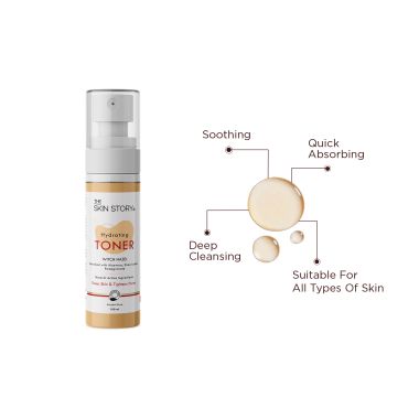 The Skin Story: Hydrating and Pore Minimizing Toner - Witch Hazel - No Alcohol - 100 ml