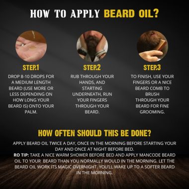 Mancode: Beard Oil - Eucalyptus & Black Pepper - 60ml