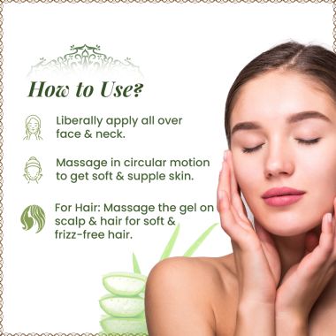 VITMINVEDA: Pure Natural Aloe Vera Gel - 100 gm