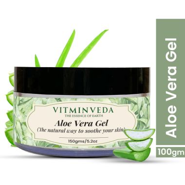 VITMINVEDA: Pure Natural Aloe Vera Gel - 100 gm