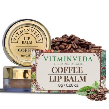 VITMINVEDA: Natural Coffee Lip Balm - 8 gm
