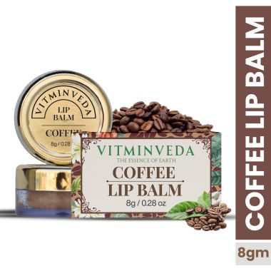 VITMINVEDA: Natural Coffee Lip Balm - 8 gm