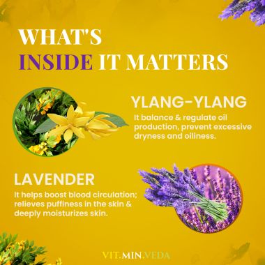 VITMINVEDA: Ylang Ylang Herbal Soap Bar - 125 gm