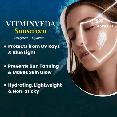 VITMINVEDA: Sunscreen SPF 45 PA+++  - 30 ml