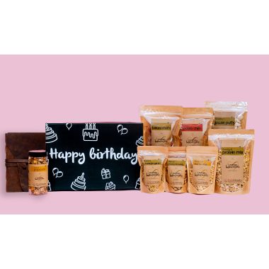 Foodcloud: Happy Birthday Treats Gift hamper - Pack of 9